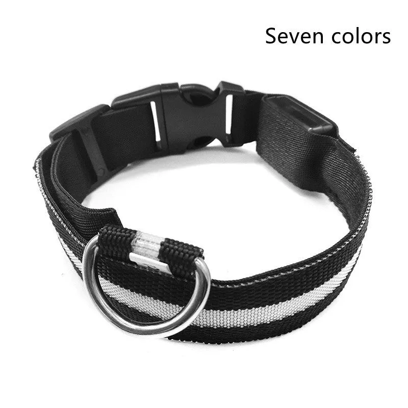 GlowGuard: LED Pet Collar – Night Safety Luminous Collar for Dogs