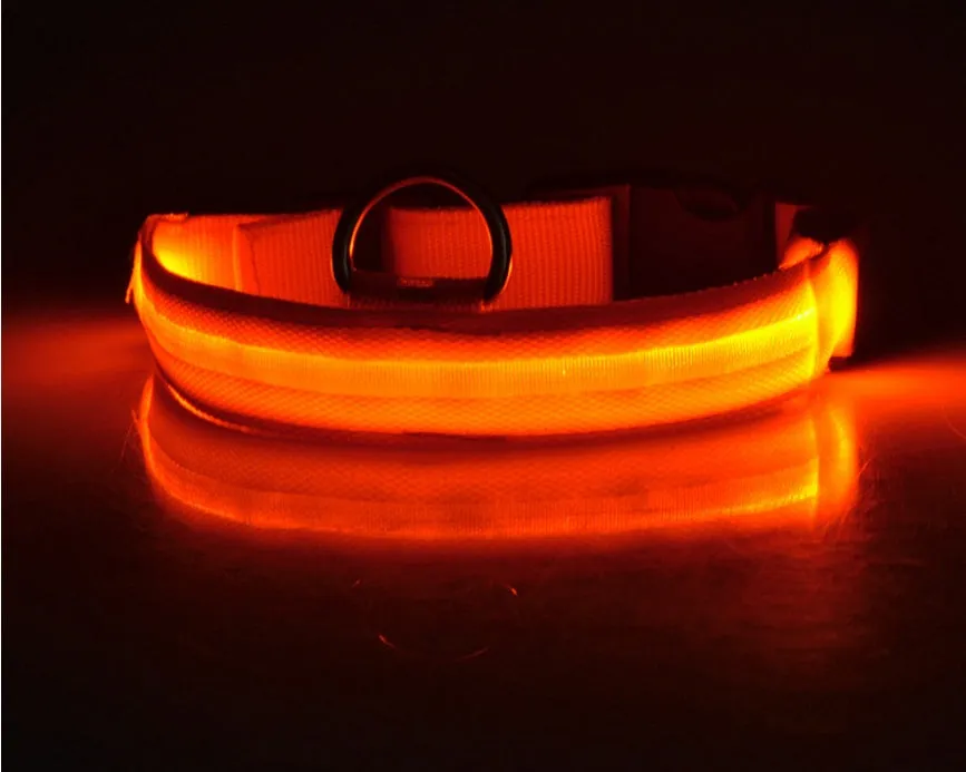 GlowGuard: LED Pet Collar – Night Safety Luminous Collar for Dogs