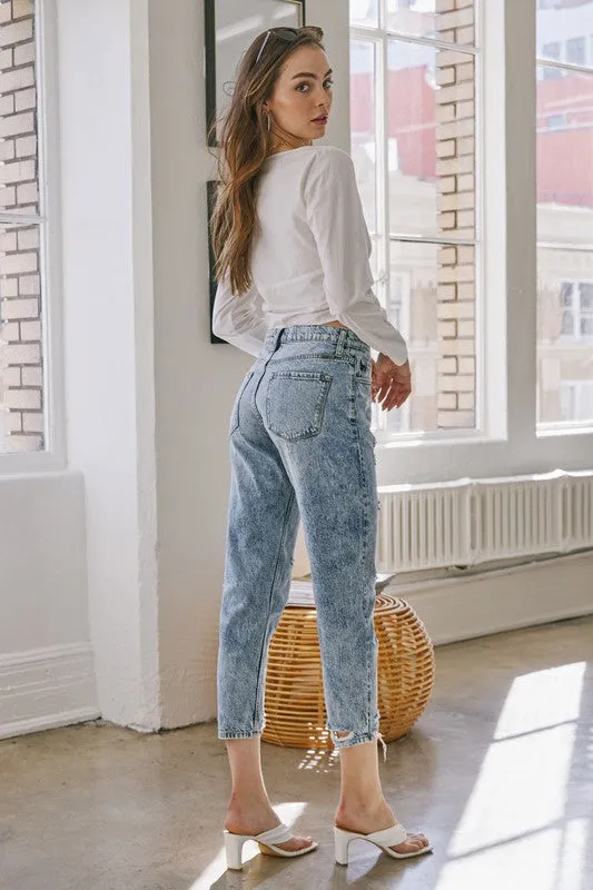 Harvey Ultra High Rise Mom Jeans