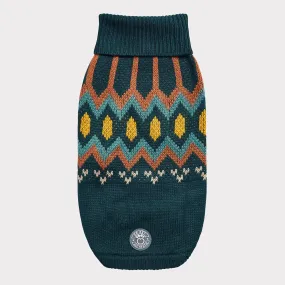 Heritage Dog Sweater | Teal