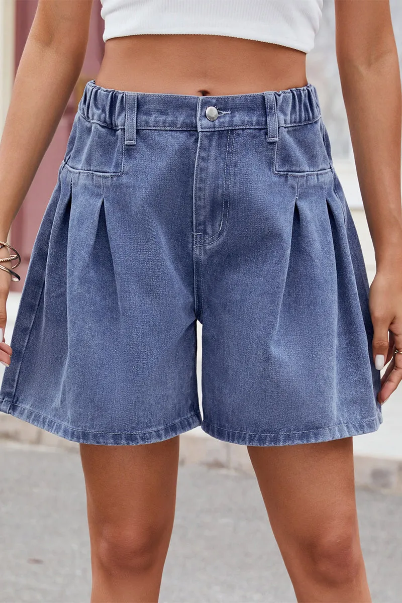 HPO2175 Stretchable A-Line Shorts