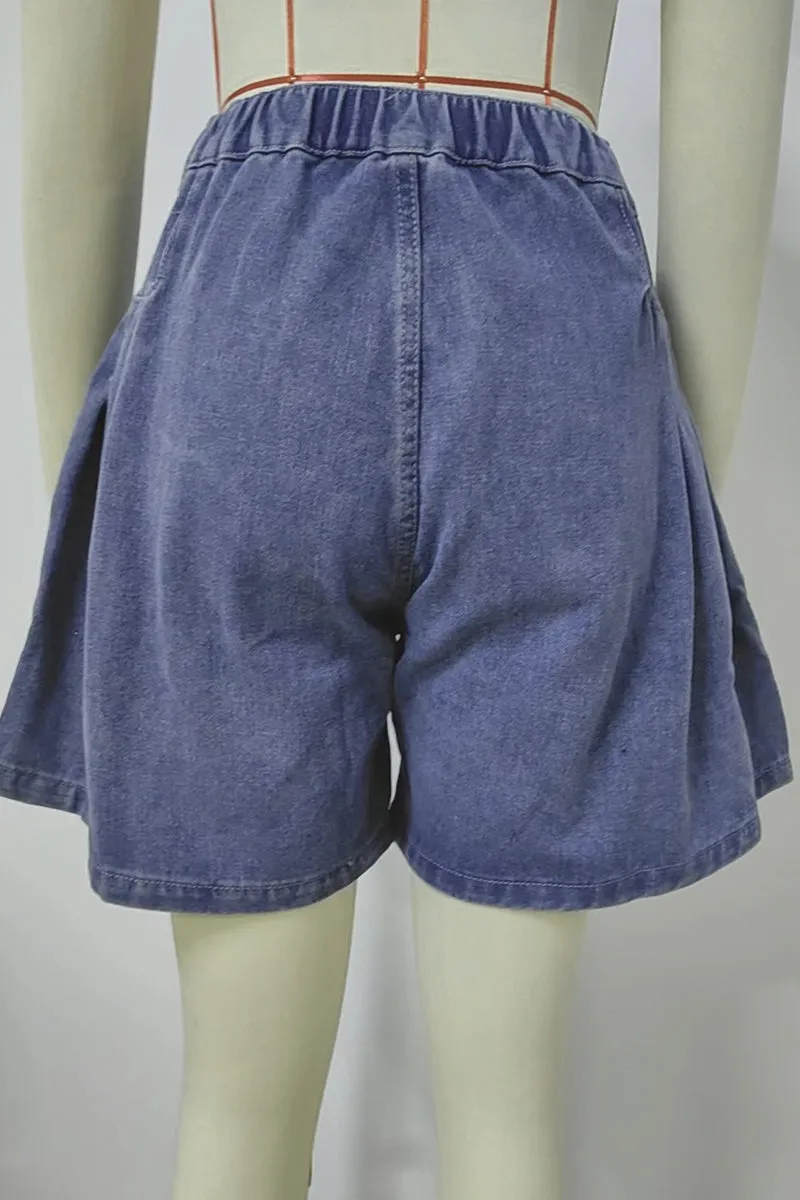 HPO2175 Stretchable A-Line Shorts