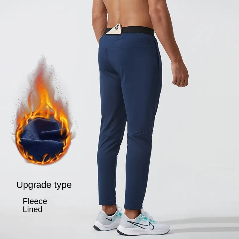 Hzori Spring New Men's Sports Pants Loose Outdoor Running Fitness Pants Oversized Knit Exercise Casual Pants