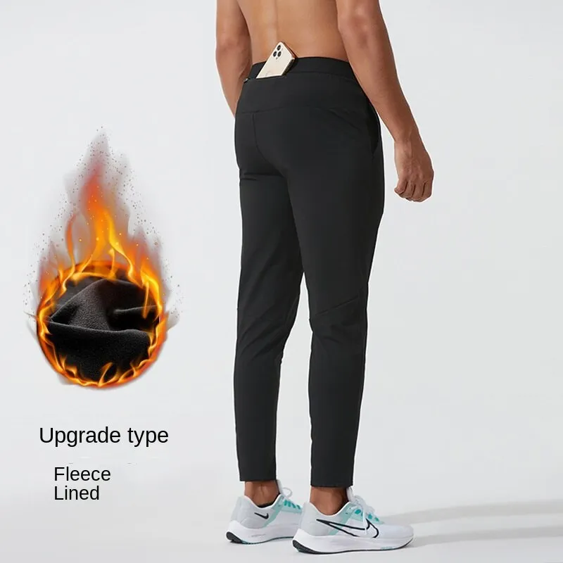 Hzori Spring New Men's Sports Pants Loose Outdoor Running Fitness Pants Oversized Knit Exercise Casual Pants