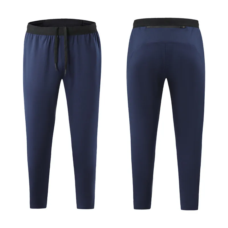 Hzori Spring New Men's Sports Pants Loose Outdoor Running Fitness Pants Oversized Knit Exercise Casual Pants