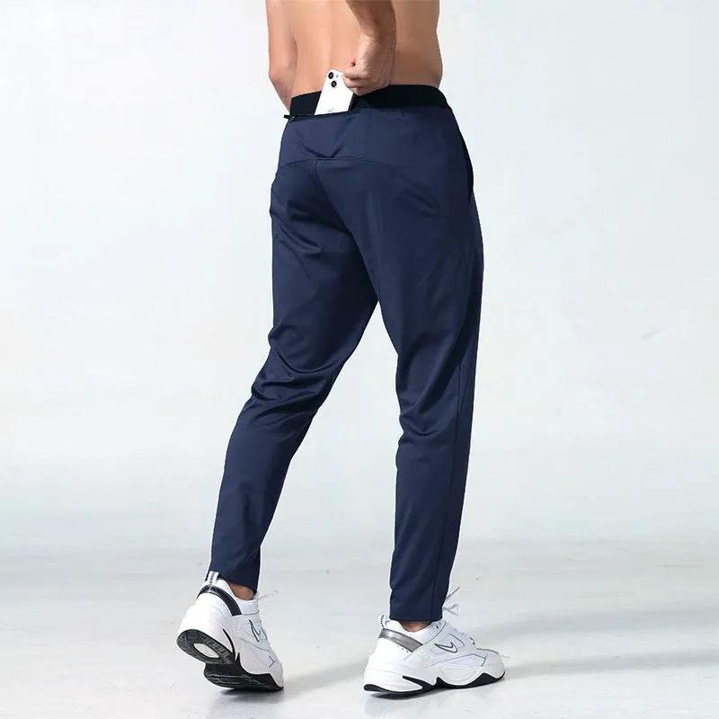 Hzori Spring New Men's Sports Pants Loose Outdoor Running Fitness Pants Oversized Knit Exercise Casual Pants