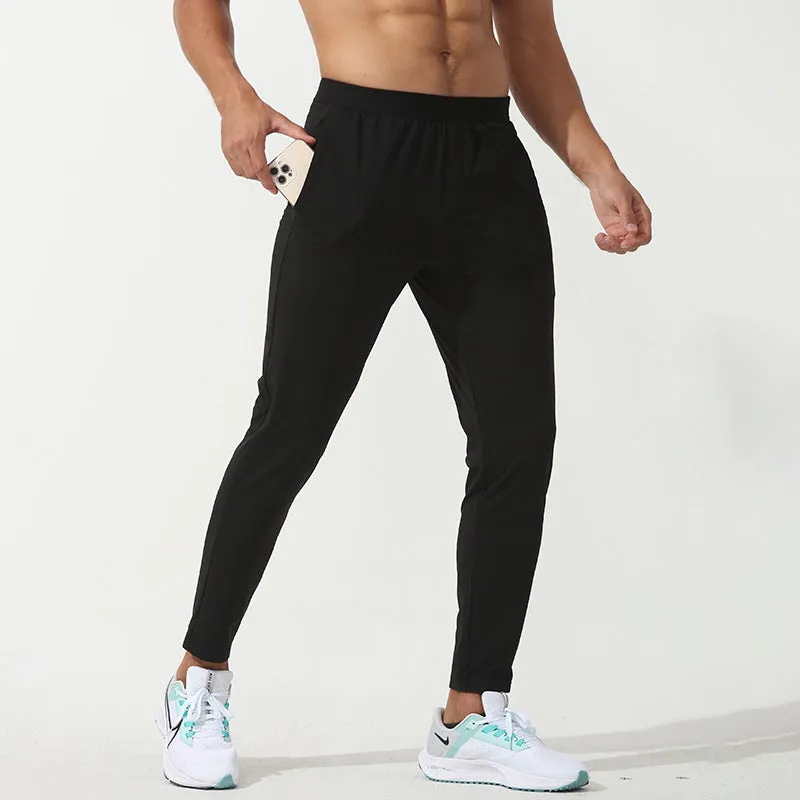 Hzori Spring New Men's Sports Pants Loose Outdoor Running Fitness Pants Oversized Knit Exercise Casual Pants