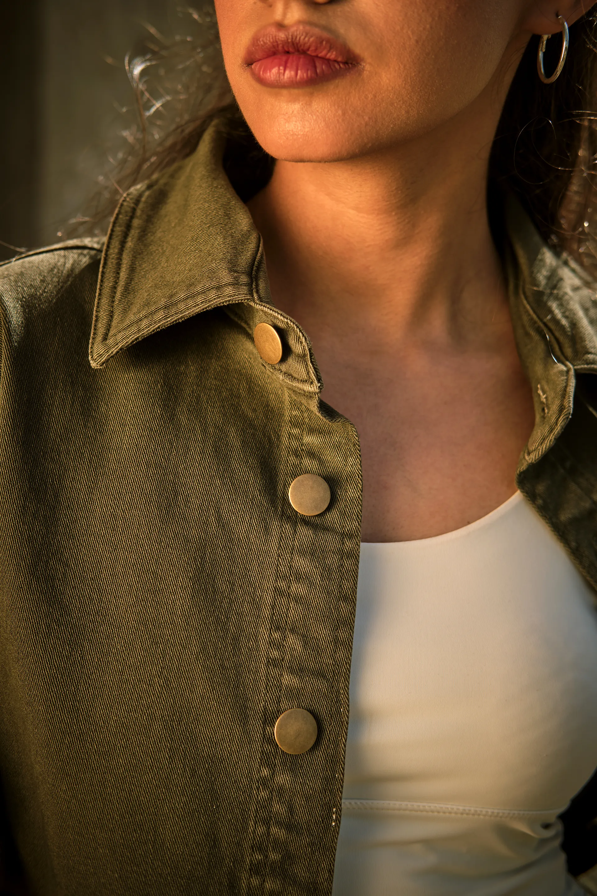 Khaki Shacket