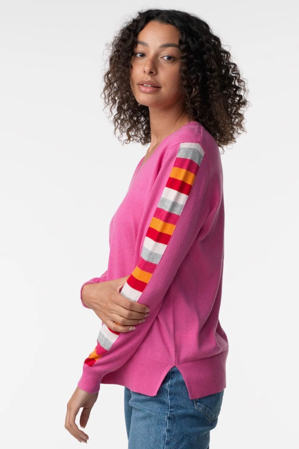 Ladder Sleeve Sweater ZP4203U