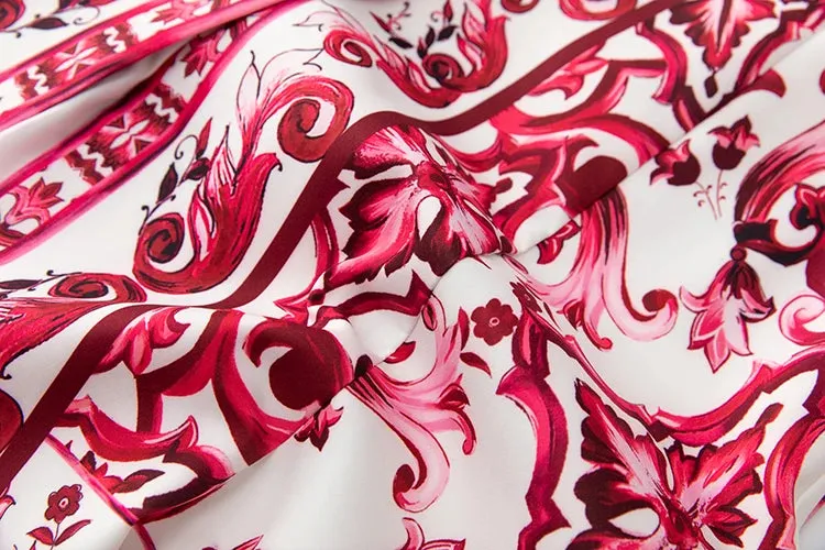 Loren Printed Coat Dress