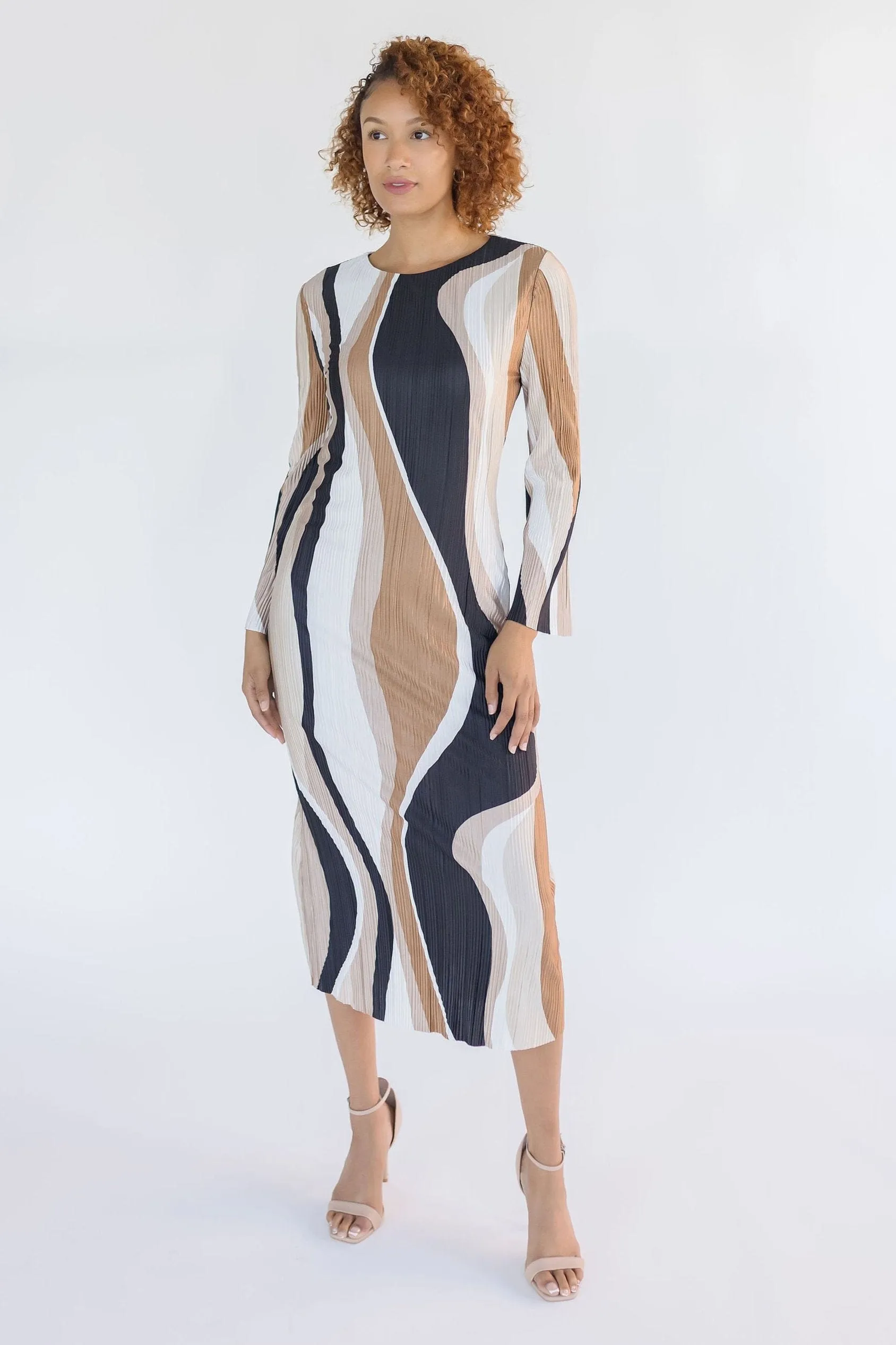 Margot Long Sleeve Midi Dress