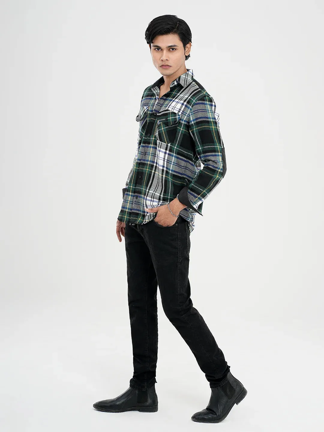 Men's Casual Full Sleeve Flannel Shirt