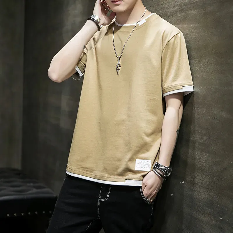 Men's Casual Pure Cotton Breathable Fashion T-Shirt