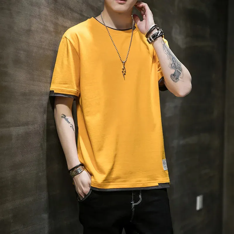 Men's Casual Pure Cotton Breathable Fashion T-Shirt