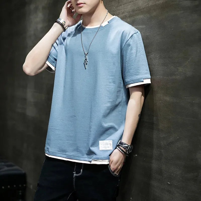 Men's Casual Pure Cotton Breathable Fashion T-Shirt