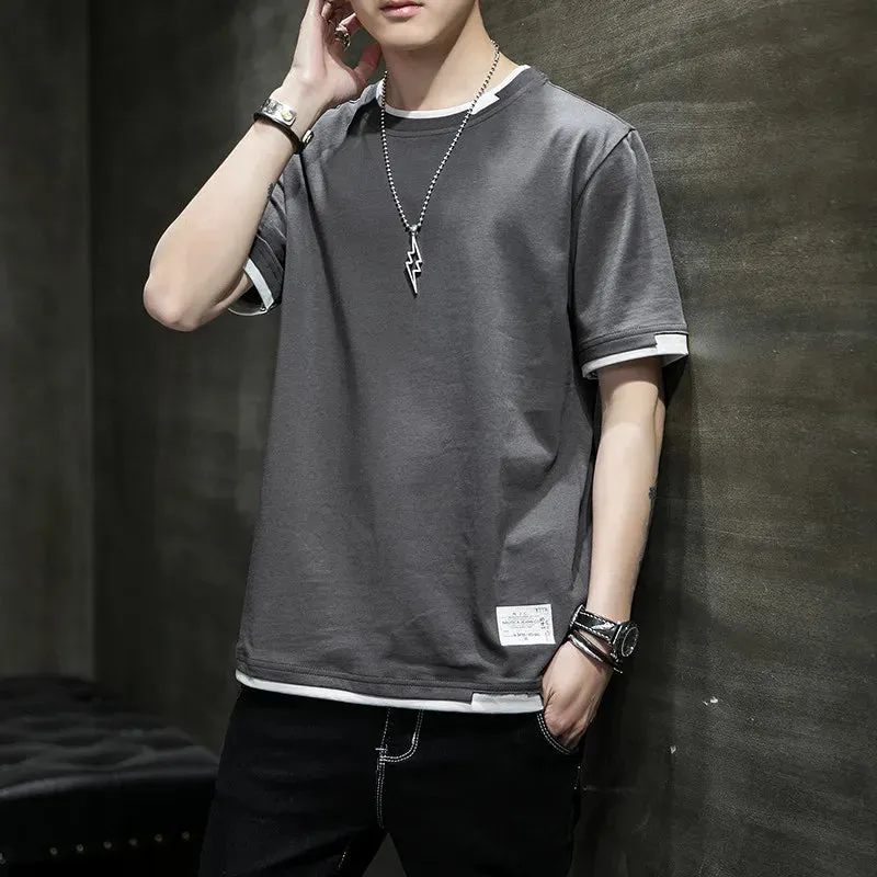 Men's Casual Pure Cotton Breathable Fashion T-Shirt