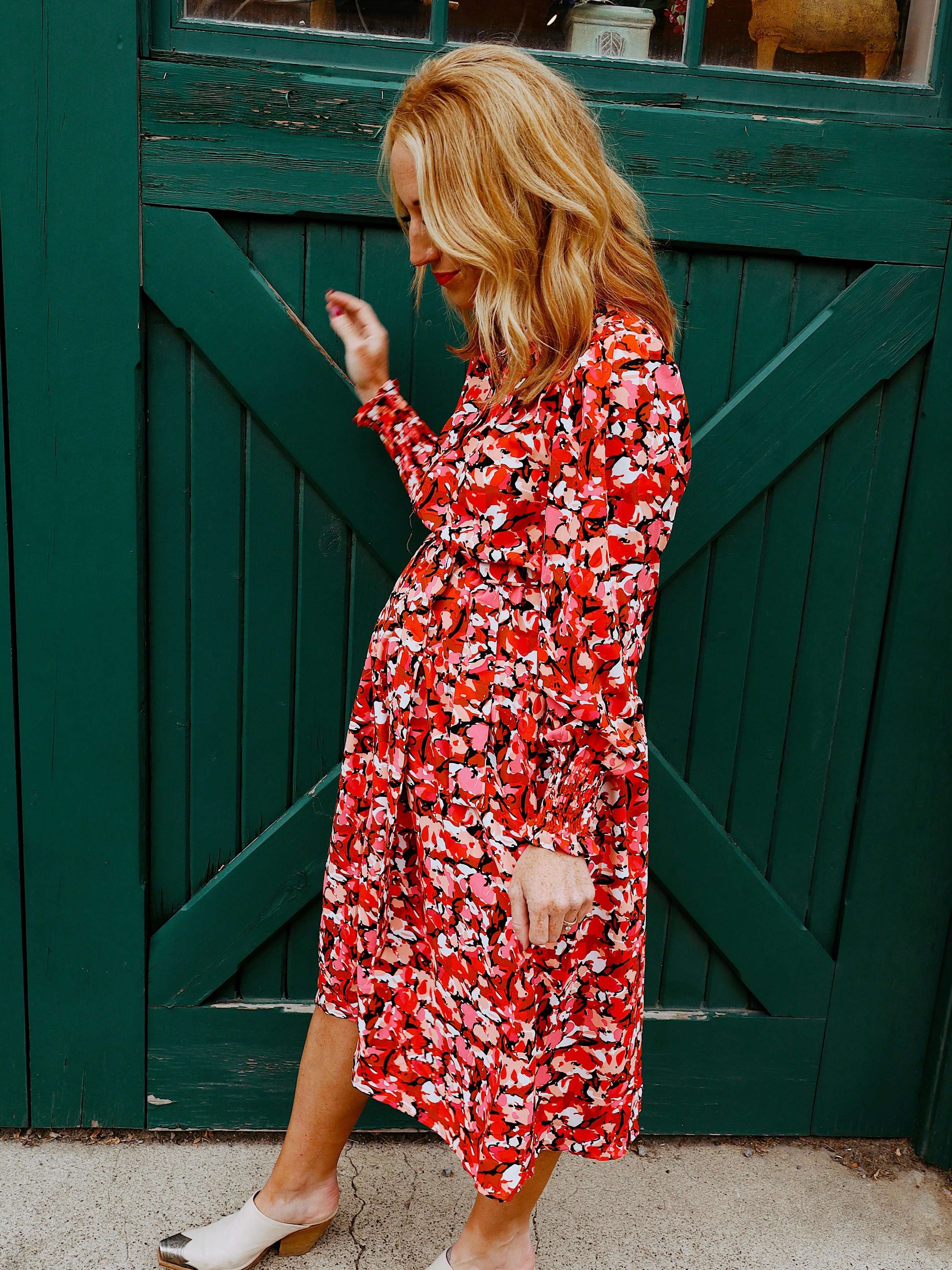 Moana Flows Floral Dress
