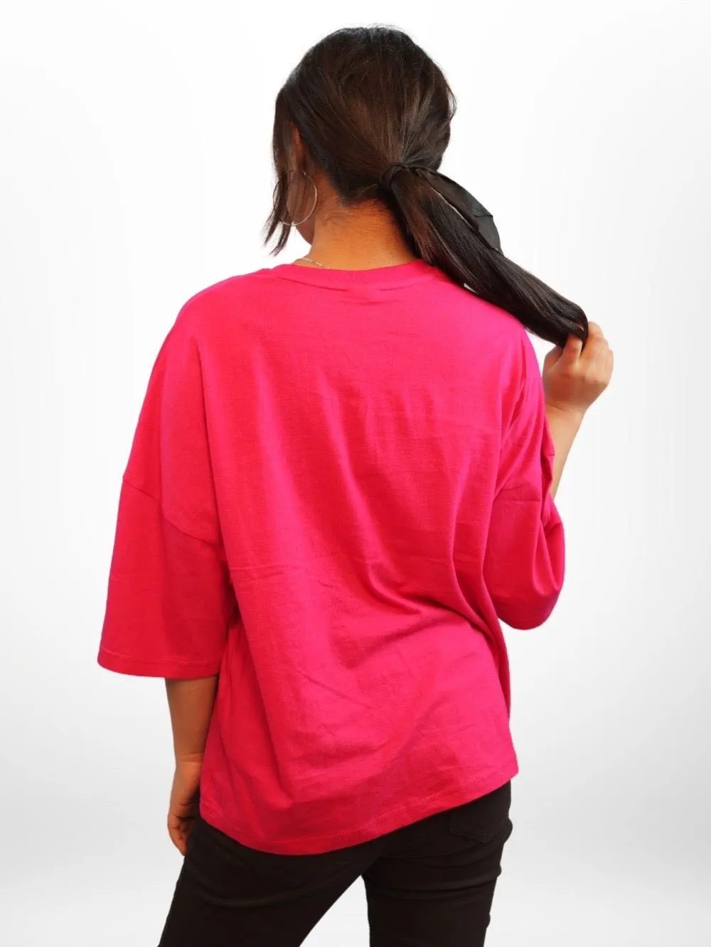 NARUTO: SAKURA Graphic Printed Womens Drop Shoulder T-shirt Legacy Boutiques Dhaka