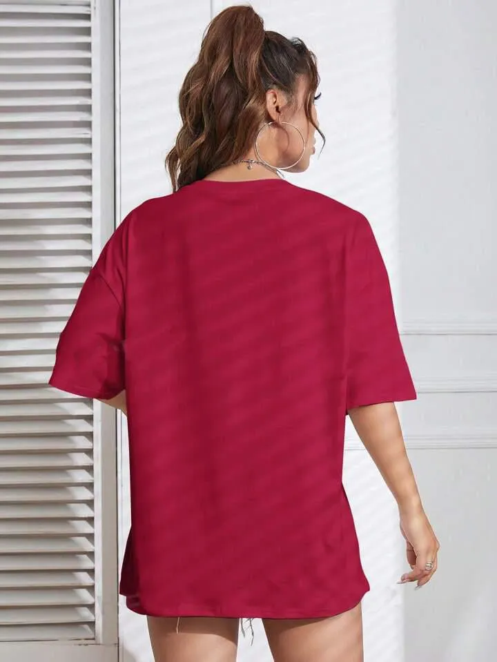 NARUTO: SAKURA Graphic Printed Womens Drop Shoulder T-shirt Legacy Boutiques Dhaka