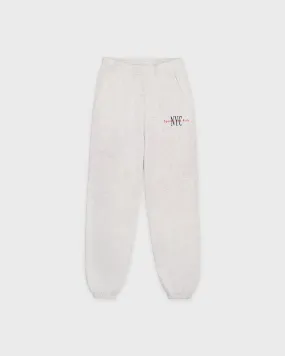 NY Minute Sweatpant - Heather Gray/Navy