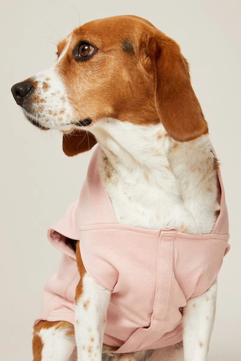 Pink Dog Hoodie