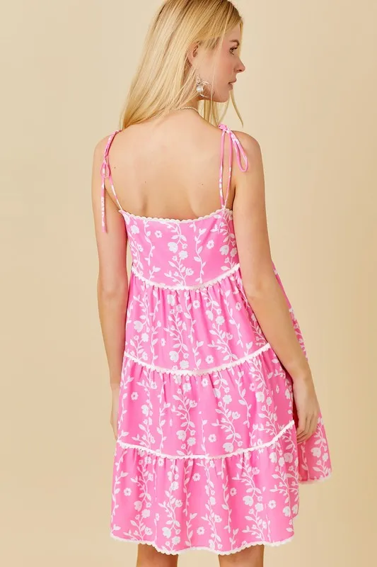 Playful in Pink Babydoll Dress
