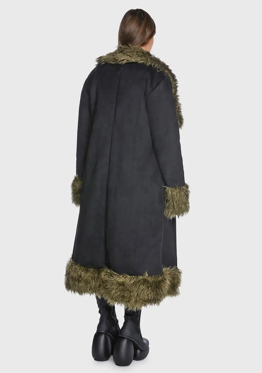 Plus Do Your Thing Faux Fur Coat