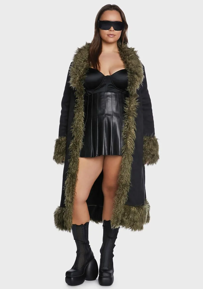 Plus Do Your Thing Faux Fur Coat