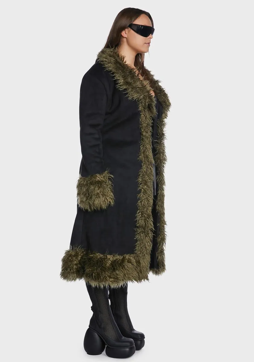 Plus Do Your Thing Faux Fur Coat