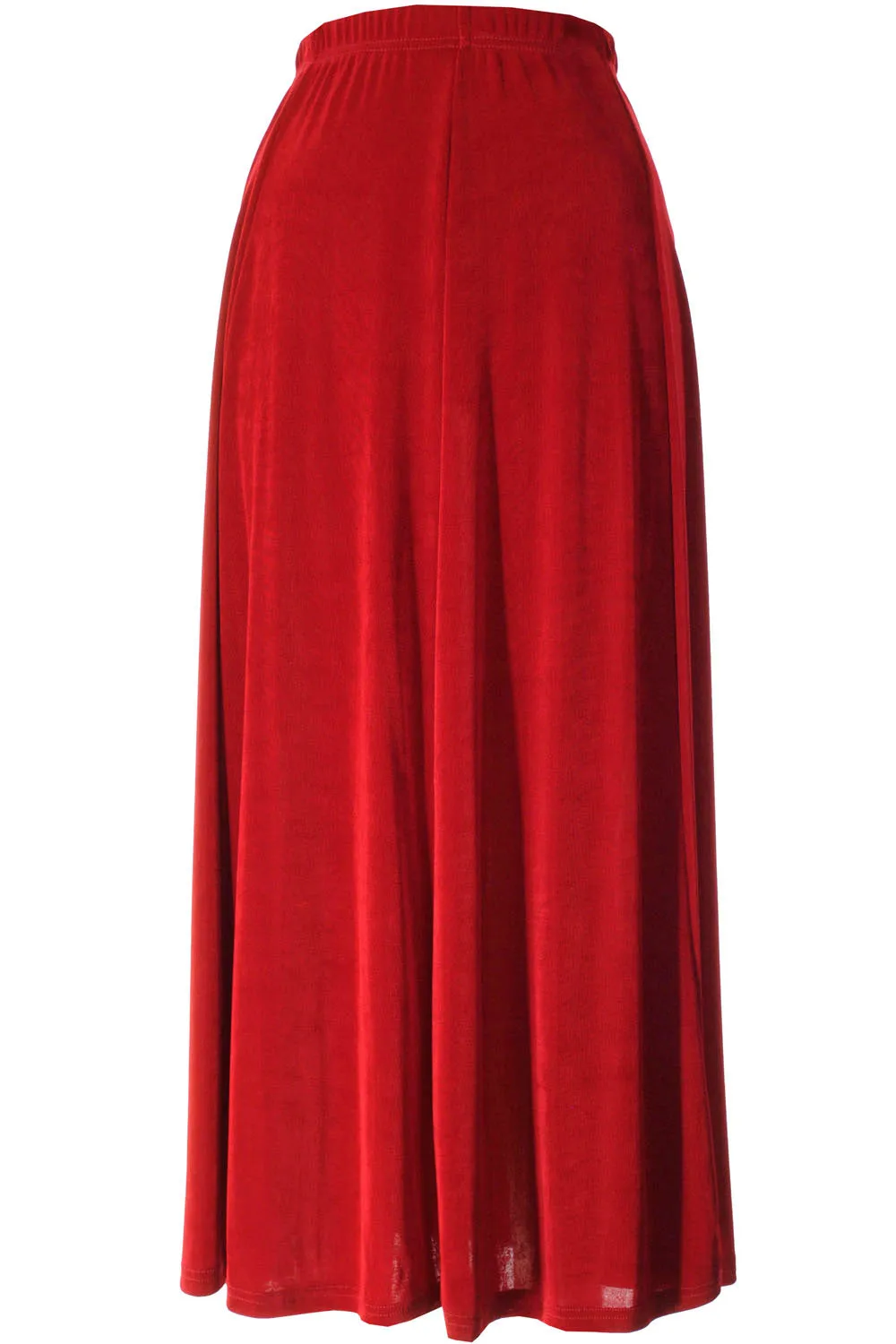 Plus Size Non Iron Flared Skirt -6002AY-AXS1