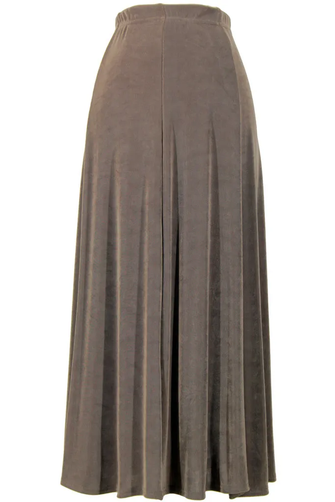Plus Size Non Iron Flared Skirt -6002AY-AXS1
