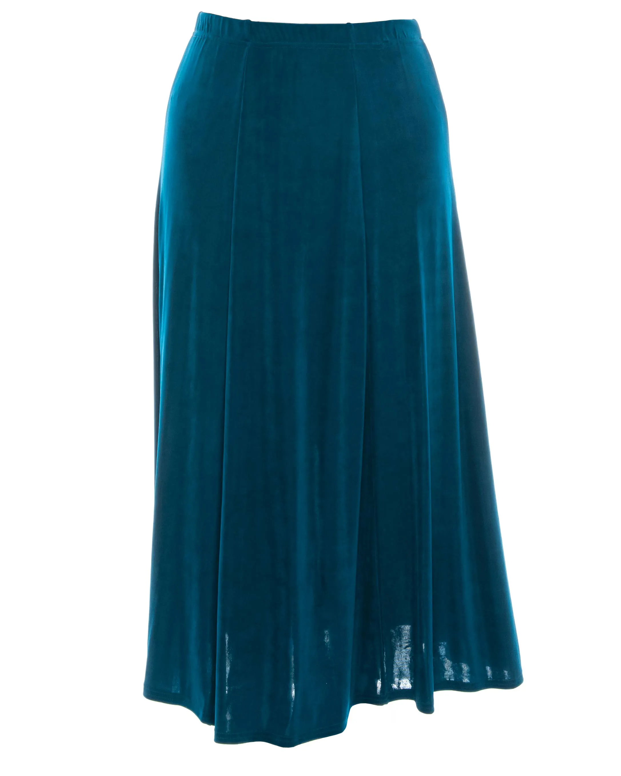 Plus Size Non Iron Flared Skirt -6002AY-AXS1