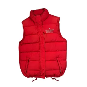 POLO JEANS CO. RALPH LAUREN Cold Weather Red Down Feather Fill Padded Puffer Gilet