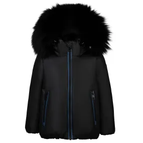 Pramie Black Jacket Blue Trim