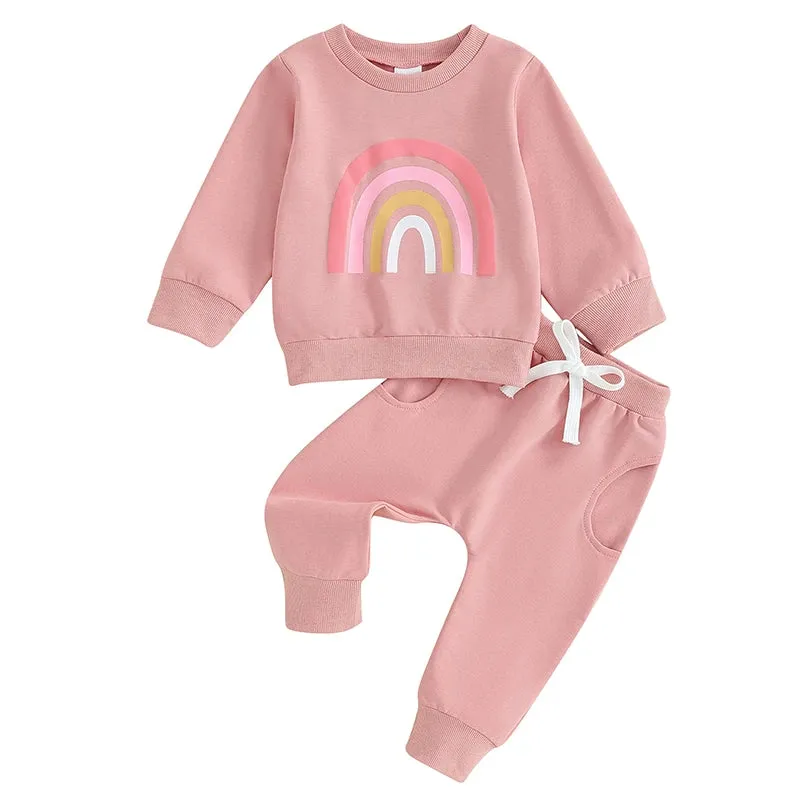 Rainbow Oversize Sweater & Pants