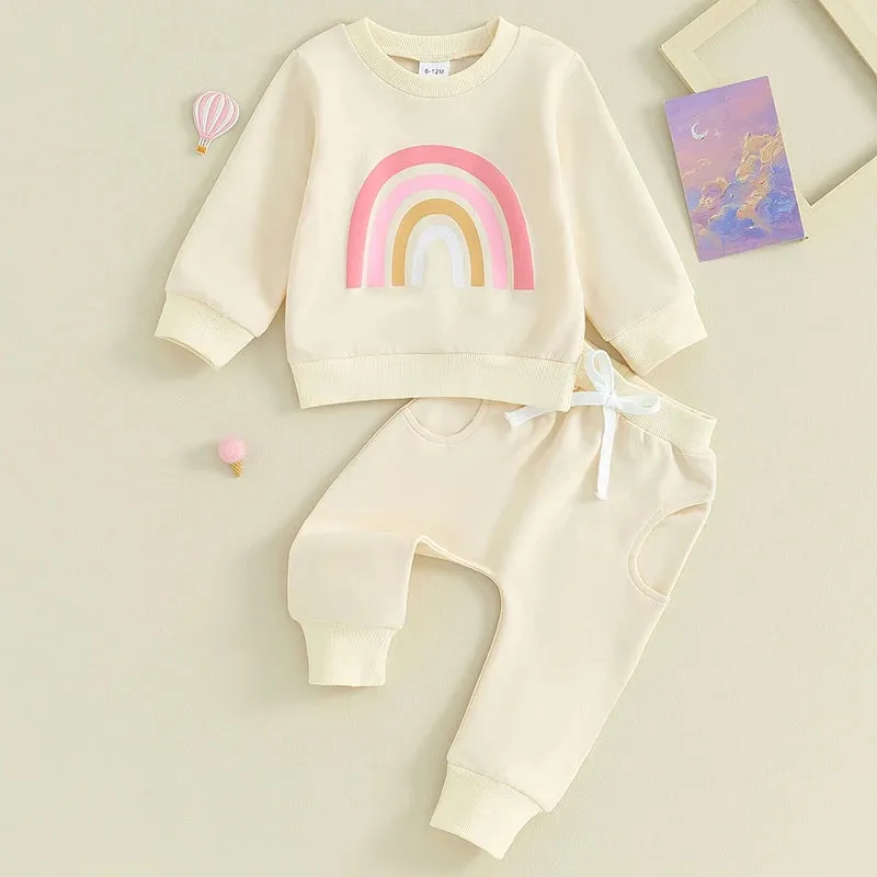 Rainbow Oversize Sweater & Pants
