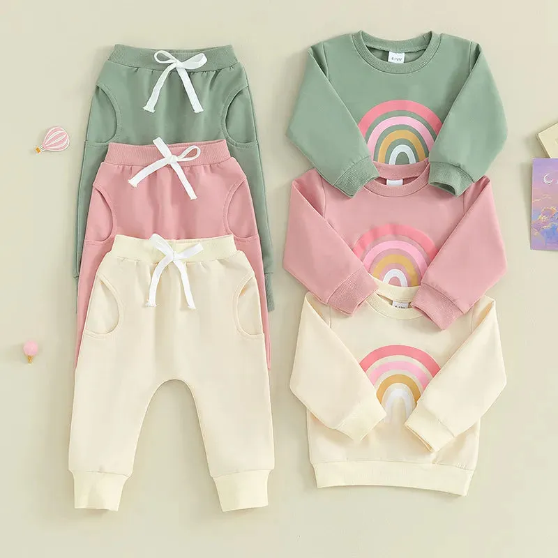 Rainbow Oversize Sweater & Pants