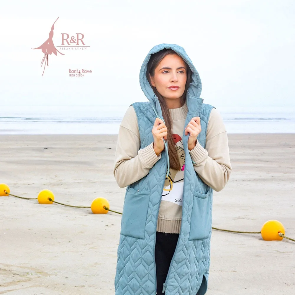 Relax & Renew Lorna Gilet - Sage