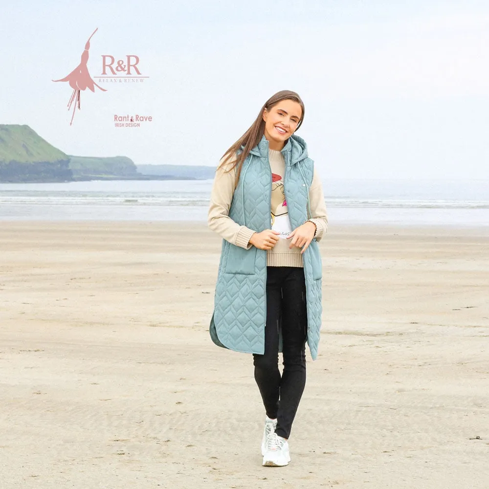 Relax & Renew Lorna Gilet - Sage