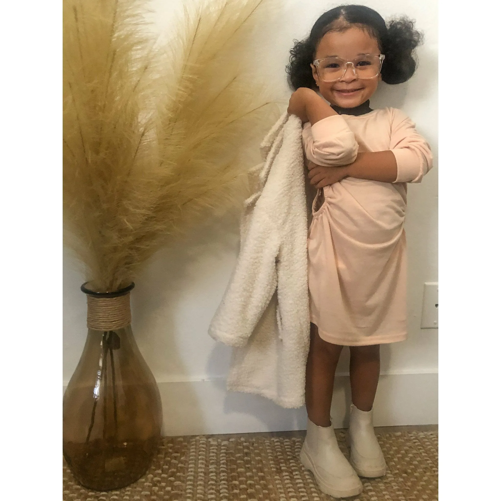 Side Peekaboo Dress- Nude