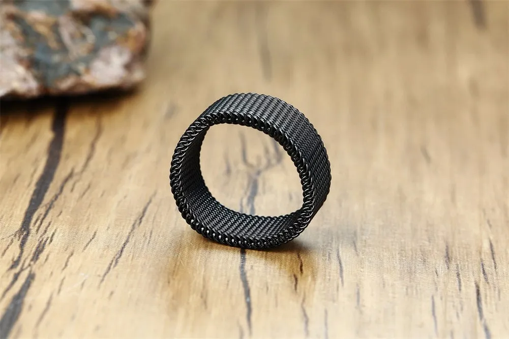 Soldiers Mesh Armor Fashion Rings