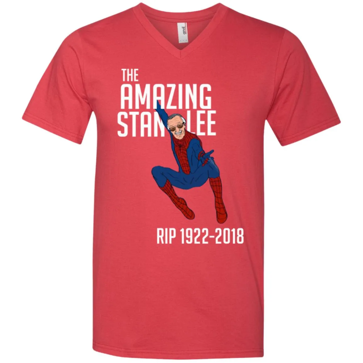 The Amazing Stan Lee Men V-Neck T-Shirt