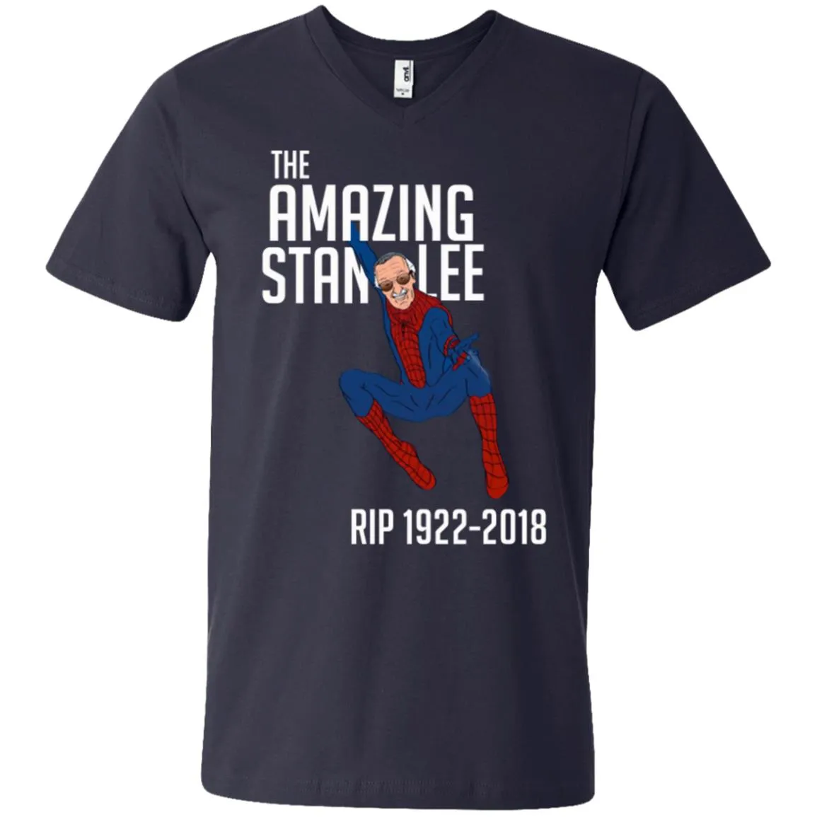 The Amazing Stan Lee Men V-Neck T-Shirt