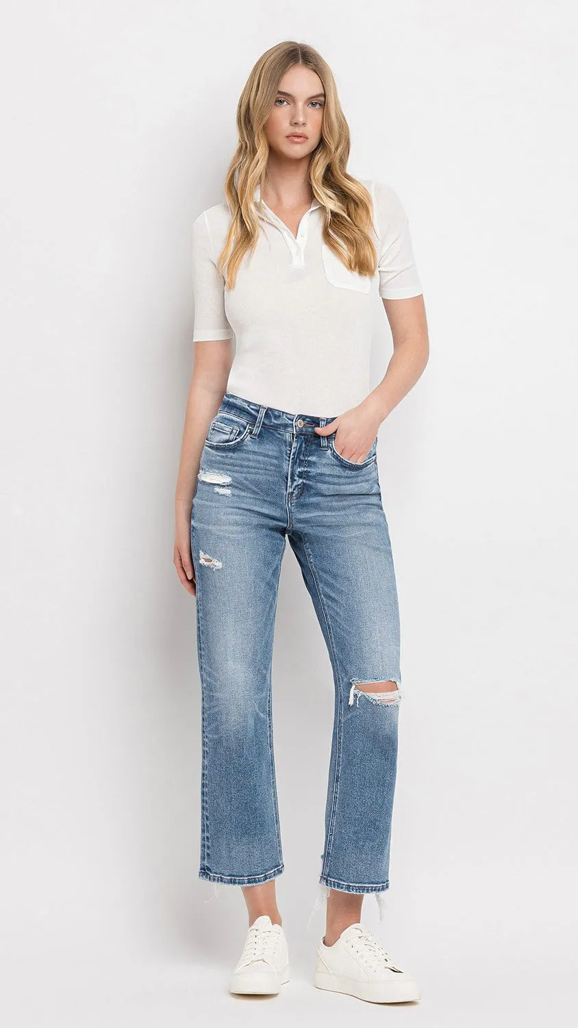 Victoria High Rise St. Leg Crop Jean