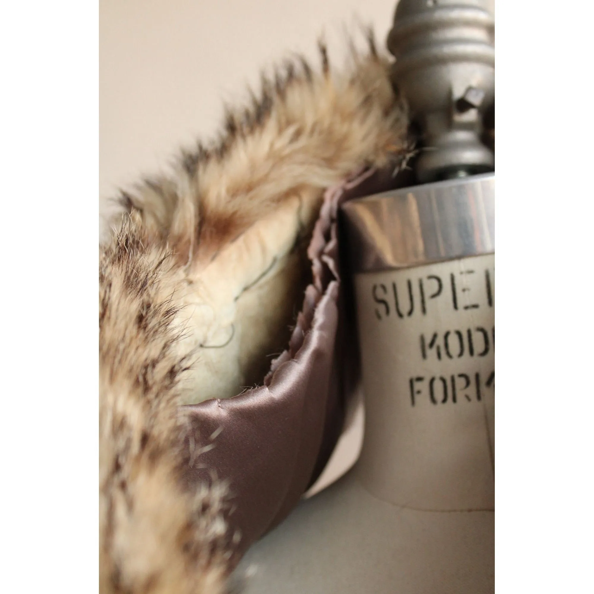 Vintage 1930s 1940s Fur Collar