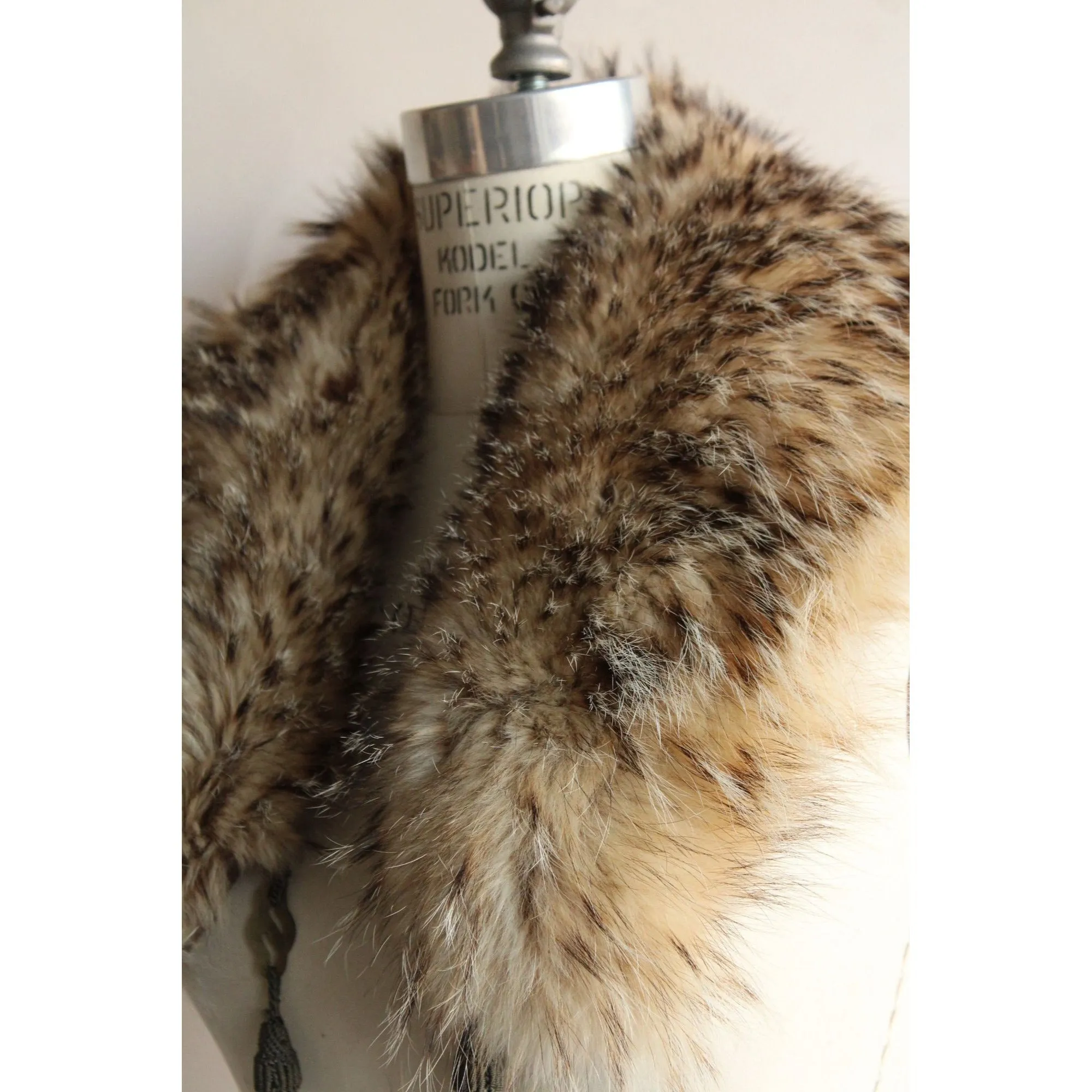 Vintage 1930s 1940s Fur Collar