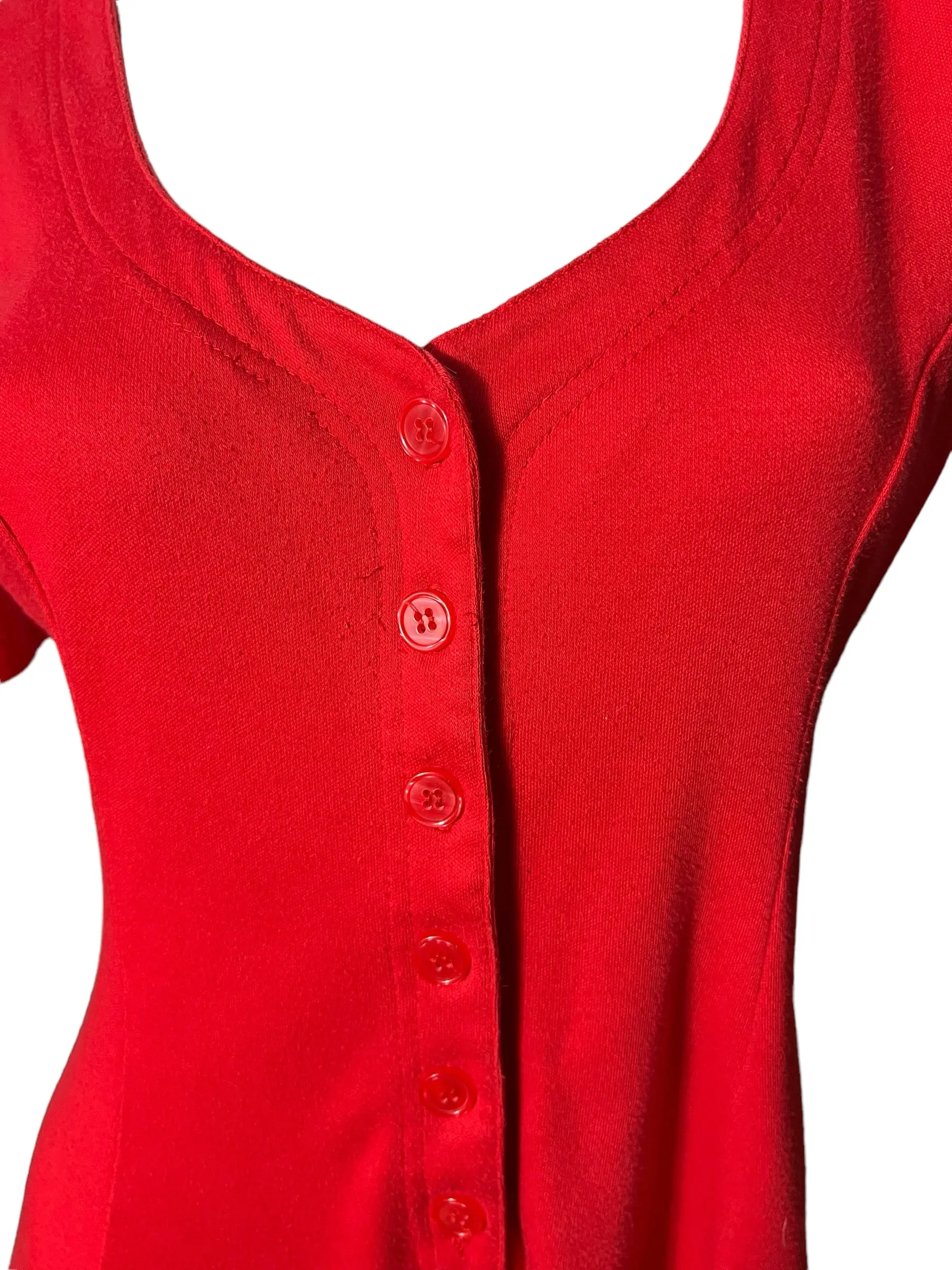 Vintage red 80’s romper M South Beach