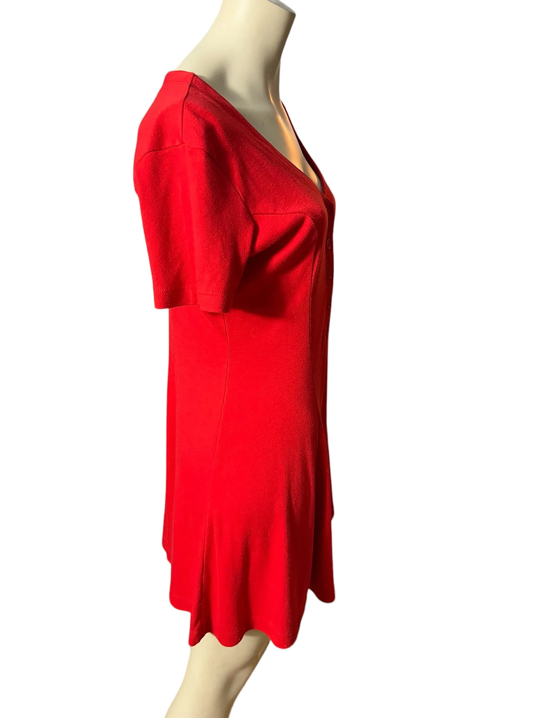 Vintage red 80’s romper M South Beach