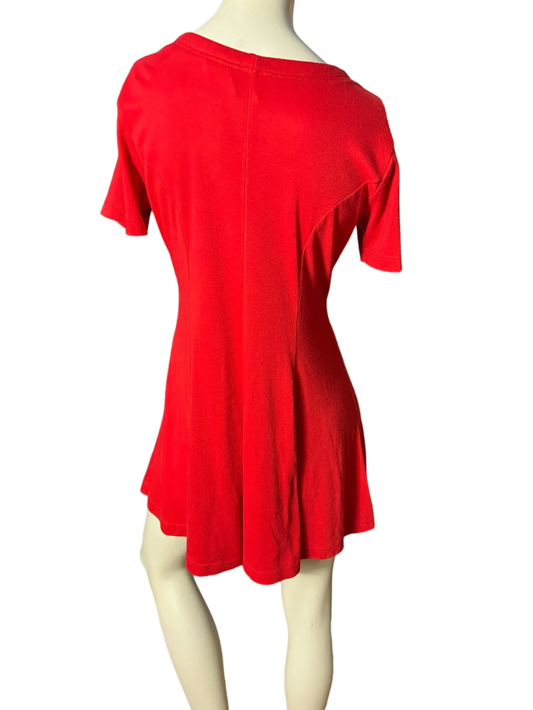 Vintage red 80’s romper M South Beach