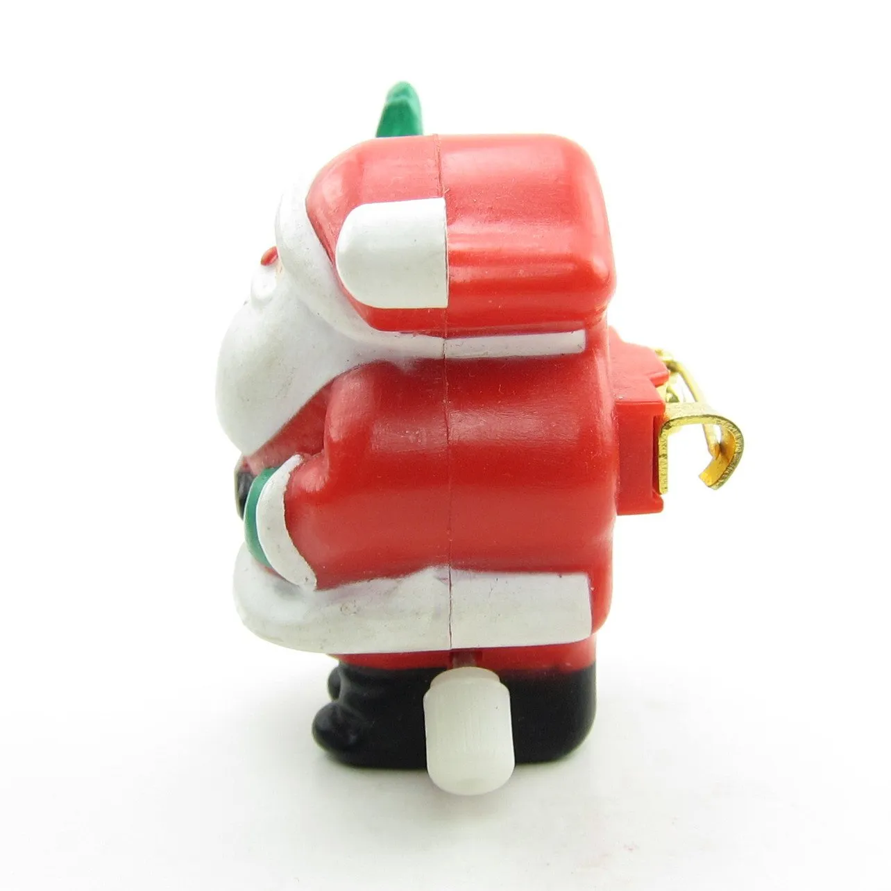 Waving Santa Claus Pin Vintage 1988 Hallmark Wind-Up Lapel